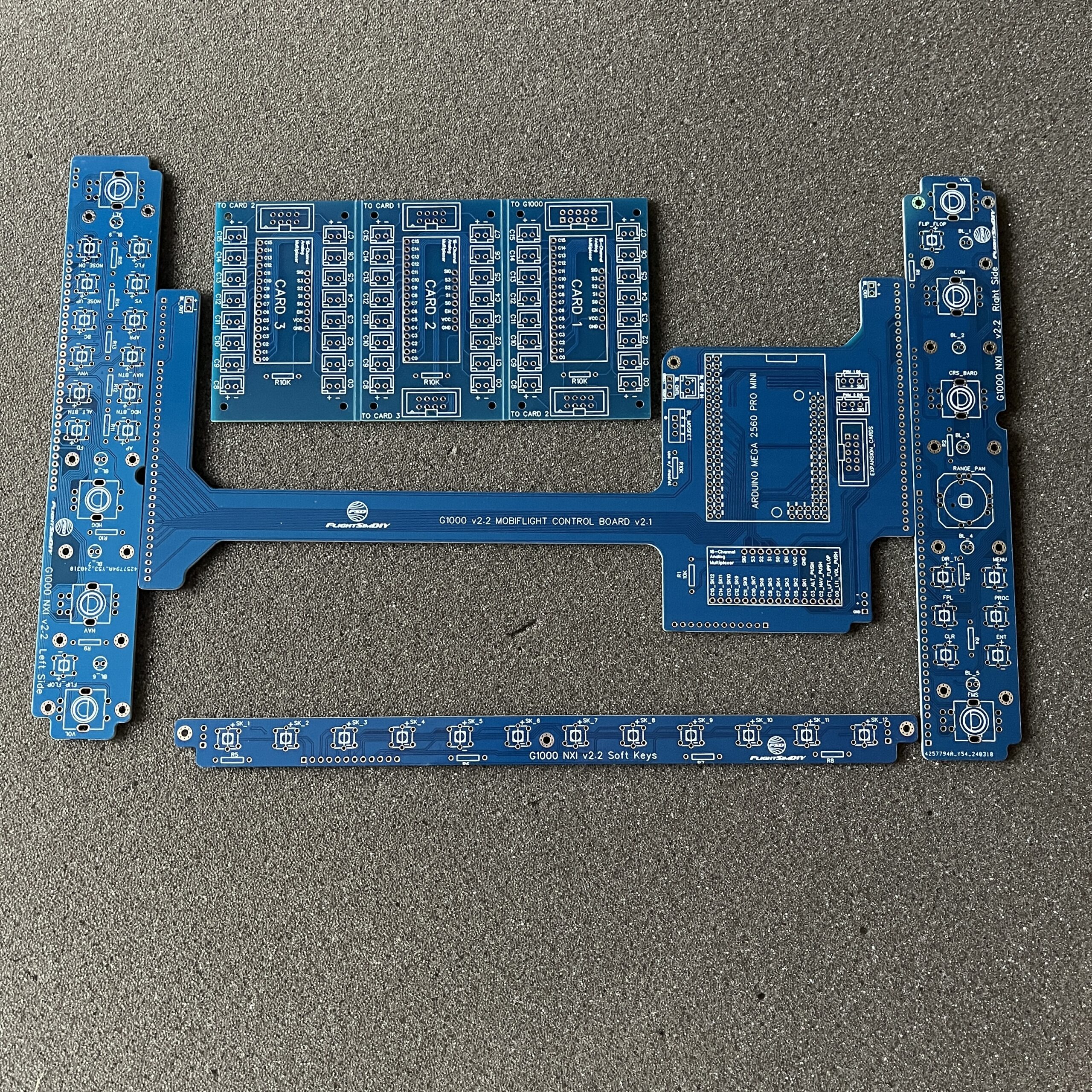 Flight Sim DIY G1000 PCBs V2.3